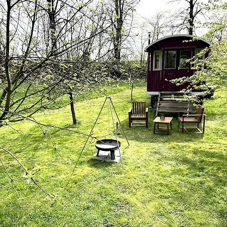 Kuscheltage Im Zirkuswagen Am Kanal Im Muensterland Apartament *