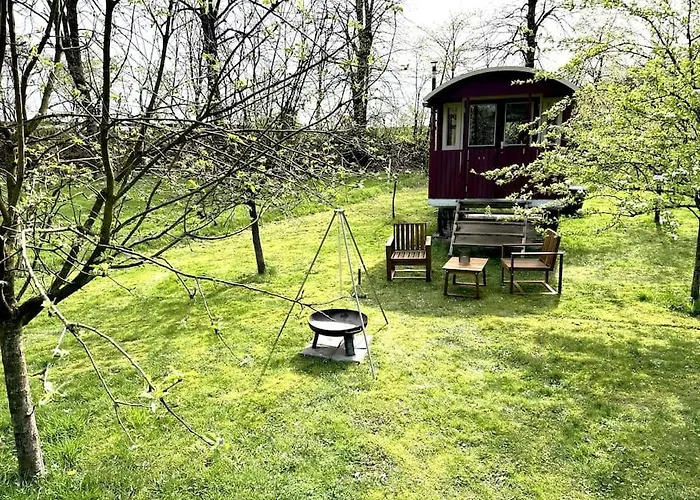 Kuscheltage Im Zirkuswagen Am Kanal Im Muensterland شقة *